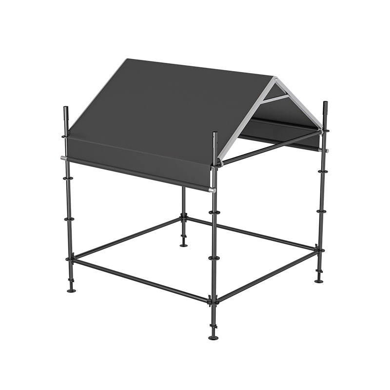 Cabina de control FOH h&iacute;brida Ringlock de 2x2 m con techo con estructura en A de aluminio y cubierta de lona.png