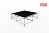 Plataforma de escenario para conciertos Ringlock de acero de 20x18m con cubiertas de madera contrachapada de aluminio de 2x1m y escaleras de doble acceso